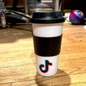 Never Used TikTok Reusable Coffee Cup